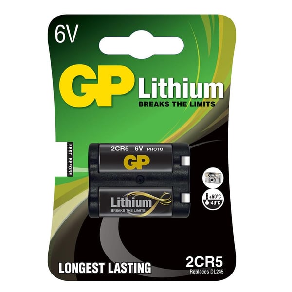 GP 2CR5 6V Lityum Tekli Paket Pil