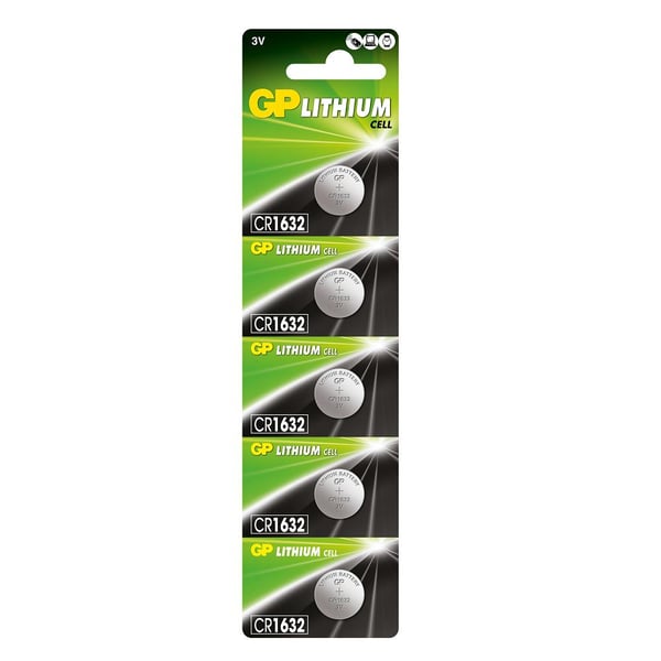 GP CR1632 3V Lityum 5'li Paket Pil