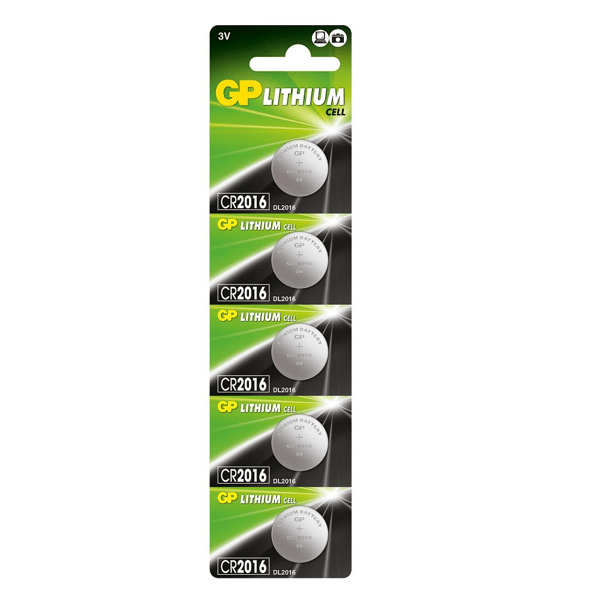 GP CR2016 3V Lityum 5'li Paket Pil