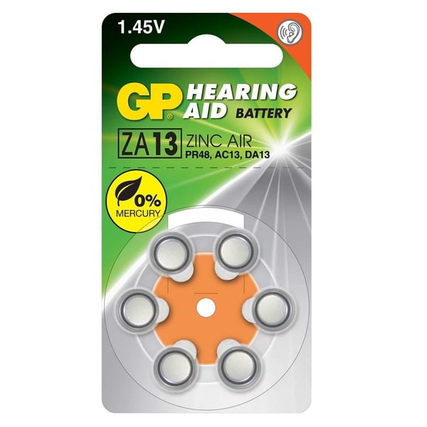 GP ZA13 1.4V Çinko-Hava Tekli Paket Pil