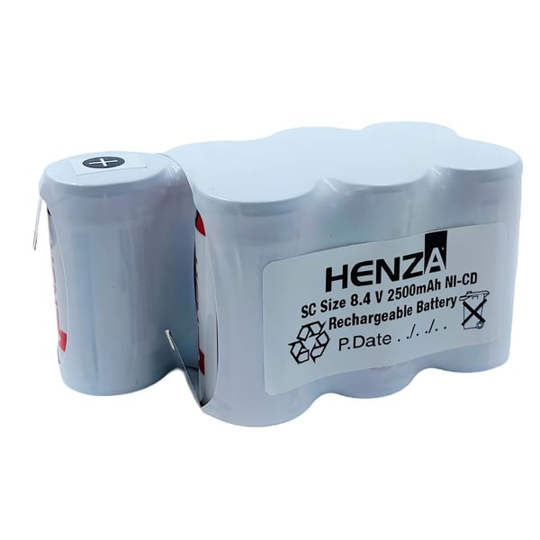 Henza Arzum AR449 Uyumlu 8.4V 2.5Ah BMS Devresiz Ni-CD Süpürge Bataryası 