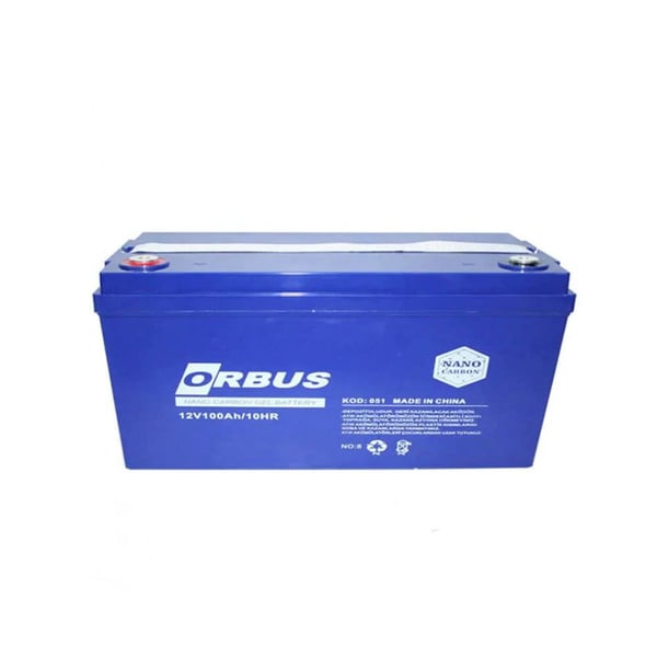 Orbus 12V 100Ah Bakımsız Jel Akü