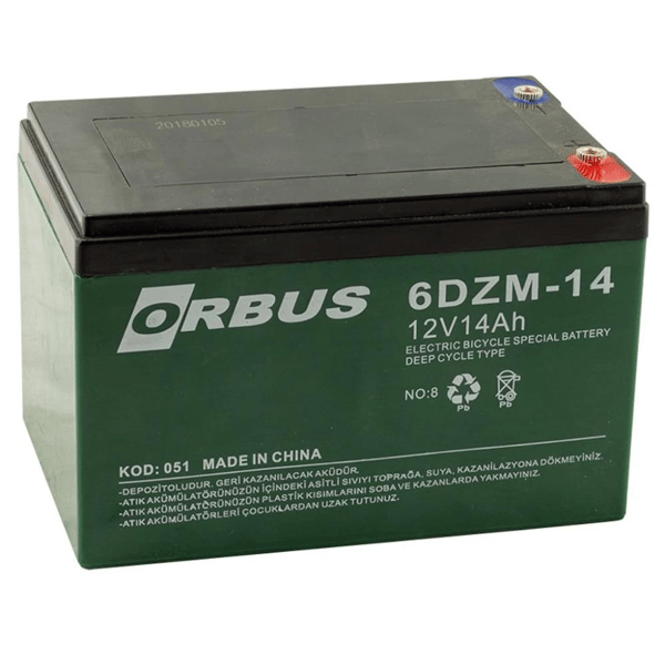 Orbus 12V 14Ah Bakımsız Jel Akü