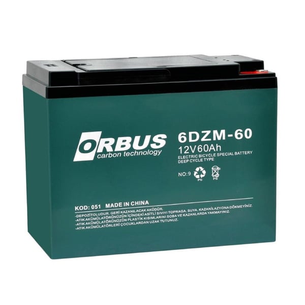 Orbus 12V 60Ah Jel Akü 