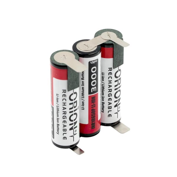 Orion 18650 11.1V 3Ah 3S Bms Devresiz Li-ion Matkap Bataryası 