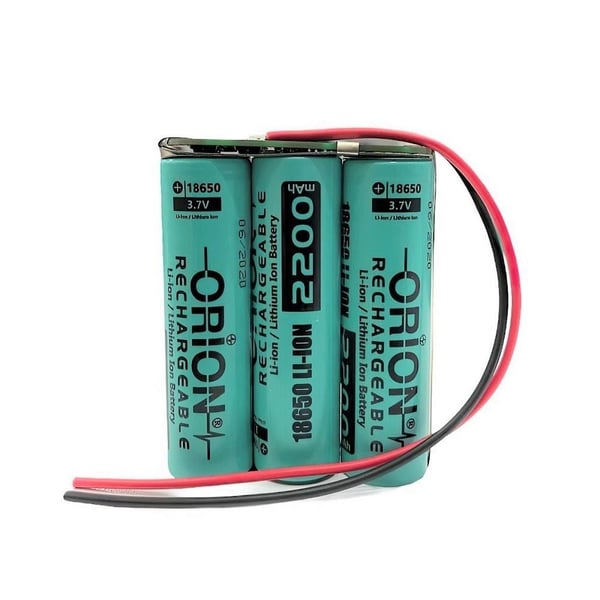 Orion 18650 11.1V 2.2Ah 3S Bms Devreli Li-ion Batarya 