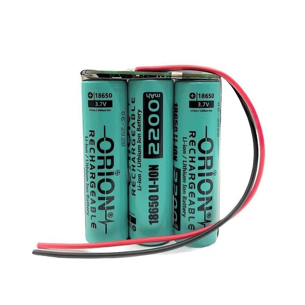 Orion 18650 11.1V 2.2Ah 3S Bms Devreli Li-ion Batarya 