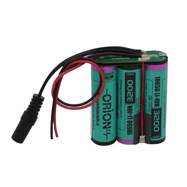 Orion 18650 11.1V 3.2Ah 3S Bms Devreli Li-ion Batarya - Şarj Konnektörlü