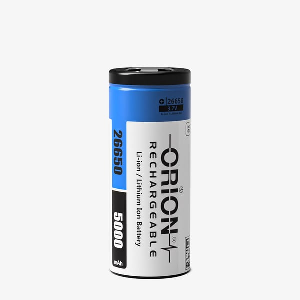 Orion 26650 3.7V 5000mAh 2C Li-ion Pil 