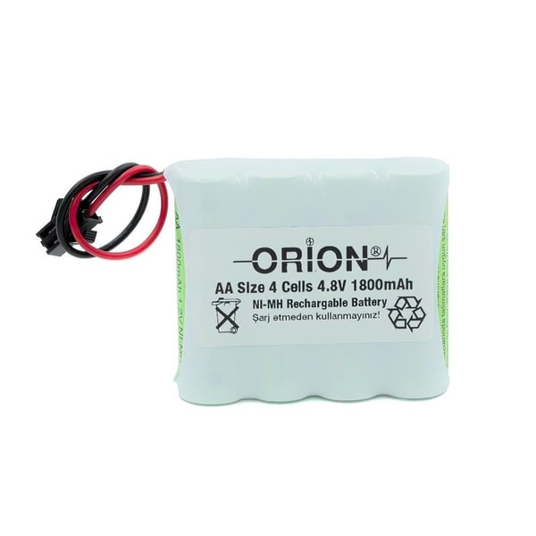 Orion 4.8V 1.8Ah BMS Devresiz Ni-MH Batarya 