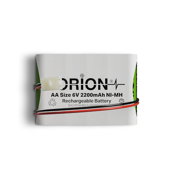 Orion 6V 2.2Ah BMS Devresiz Ni-MH Oyuncak Bataryası - Tamiya Soketli