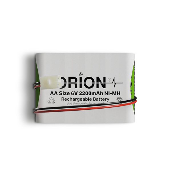 Orion 6V 2.2Ah Ni-MH Oyuncak Bataryası - Tamiya Soketli