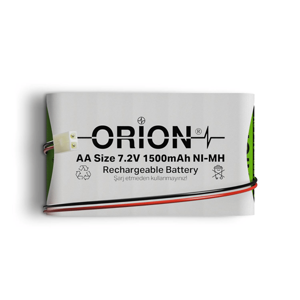 Orion 7.2V 1.5Ah BMS Devresiz Ni-MH Oyuncak Bataryası - Tamiya Soketli