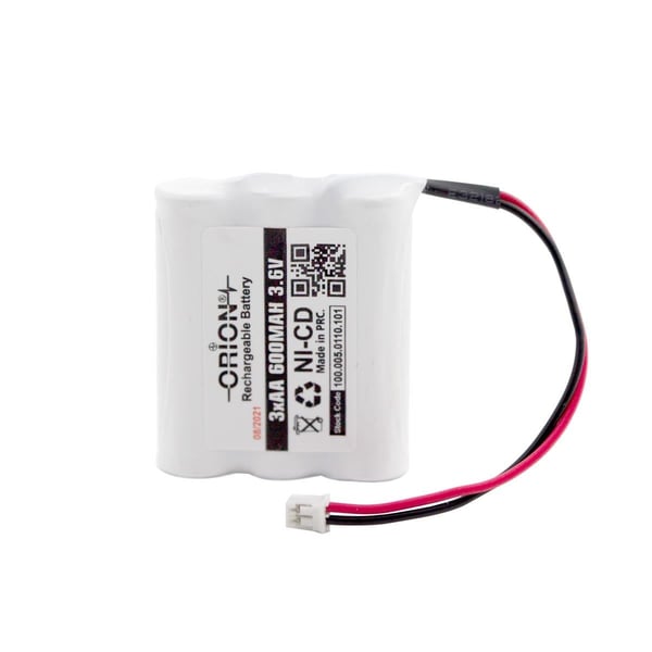 Orion AA 3.6V 600mAh Ni-CD Kablo Ve Konnektörlü Pil 