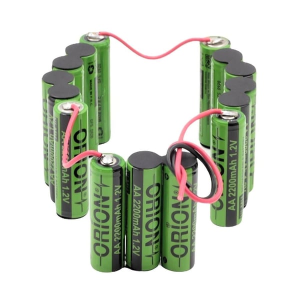 Orion Arçelik K6130 Uyumlu 18V 2.2Ah BMS Devresiz Ni-CD Süpürge Bataryası 