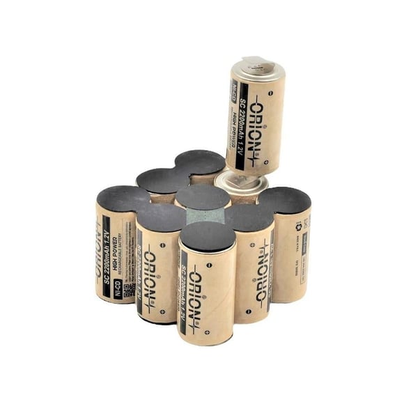 Orion Bosch 2607335709 Uyumlu 12V 2.2Ah BMS Devresiz Ni-CD Matkap Bataryası 