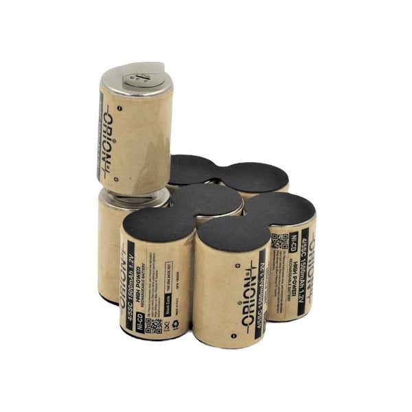 Orion Bosch Uyumlu 9.6V 1.5Ah BMS Devresiz Ni-CD Matkap Bataryası 
