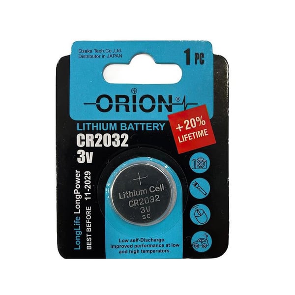 Orion CR2032 3V Lithium Pil 