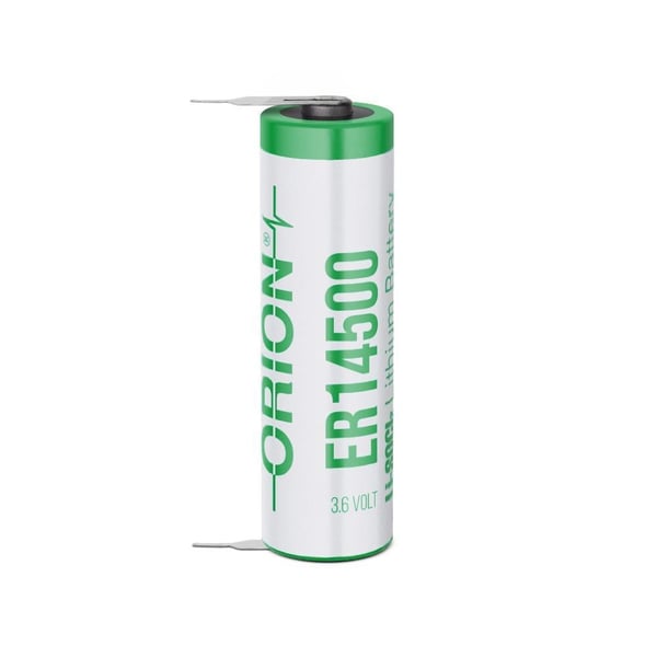 Orion ER14500H 3.6V 2600mAh Lithium 2P Pil 