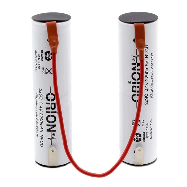 Orion Fakir MRC48 Uyumlu 4.8V 2.2Ah BMS Devresiz Ni-CD Süpürge Bataryası 