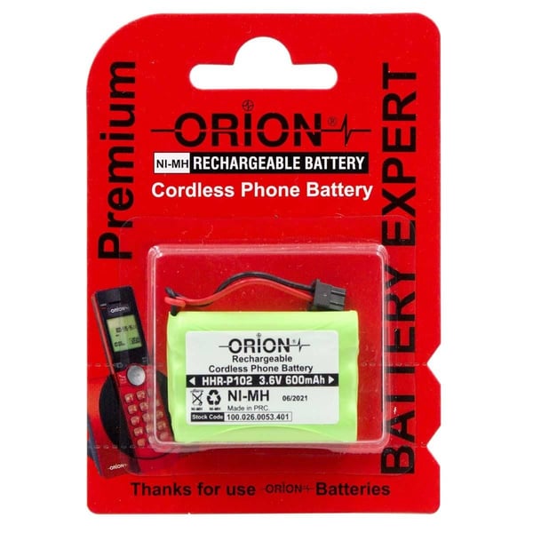 Orion HHR-P102 3.6V 600mAh Ni-MH Telsiz Telefon Pili