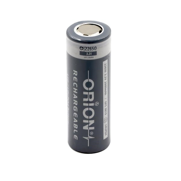 Orion IRF22650 3.2V 2000mAh 2C LiFePO4 Pil 