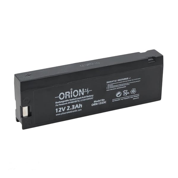 Orion ORN1223CA 12V 2.3Ah Kurşun Asit M1000/VBF1E Akü 