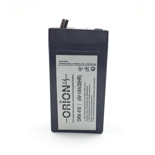 Orion ORN410 4V 1Ah Kuru Bakımsız Akü 