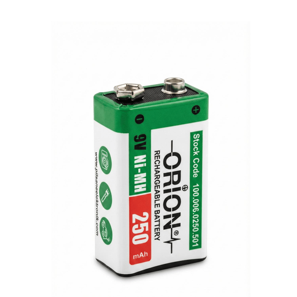 ORION PİL NI-MH 9V 250 MAh DÖKME