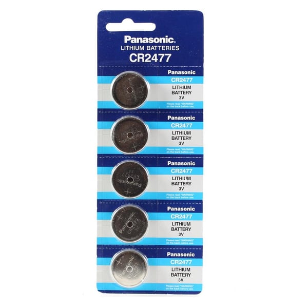 Panasonic CR2477 3V Lityum Pil 5'li Paket
