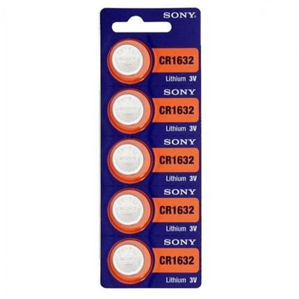 Sony CR1632 3V Lityum Pil 5'li Paket