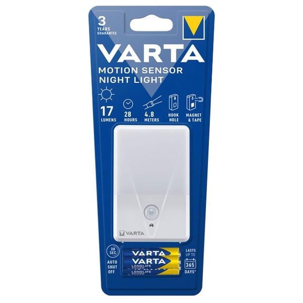 Varta 16624 Hareket Sensörlü Gece Lambası 3xAAA Pil Dahil