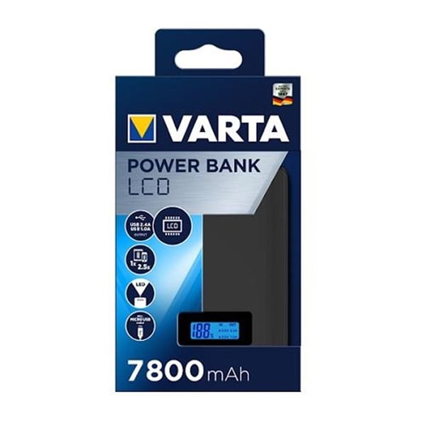 Varta 57970 Powerbank Lcd Ekran 7.800mAh