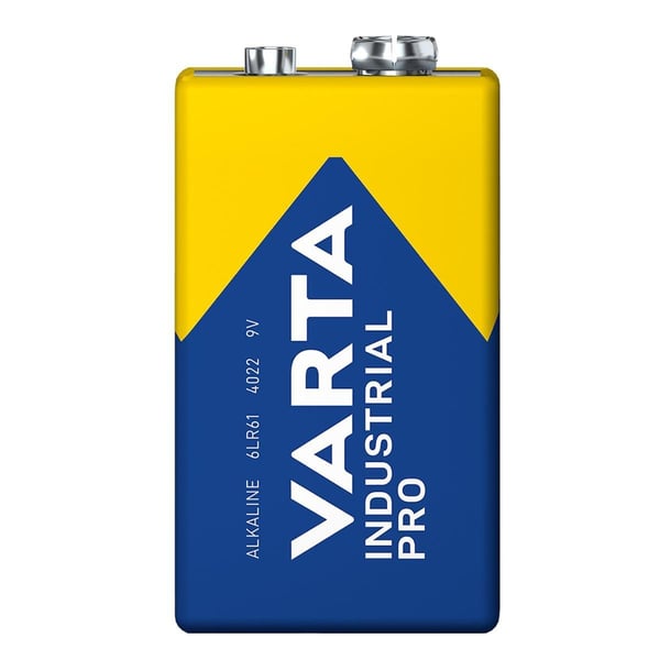 Varta 9V Alkalin Tekli Paket Pil – Industrial (4022)