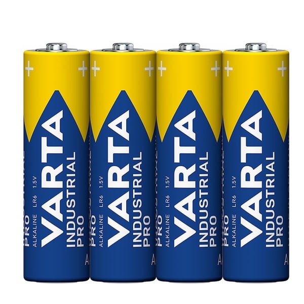 Varta AA 1.5V Alkalin 4'lü Paket Pil – Industrial (4006)
