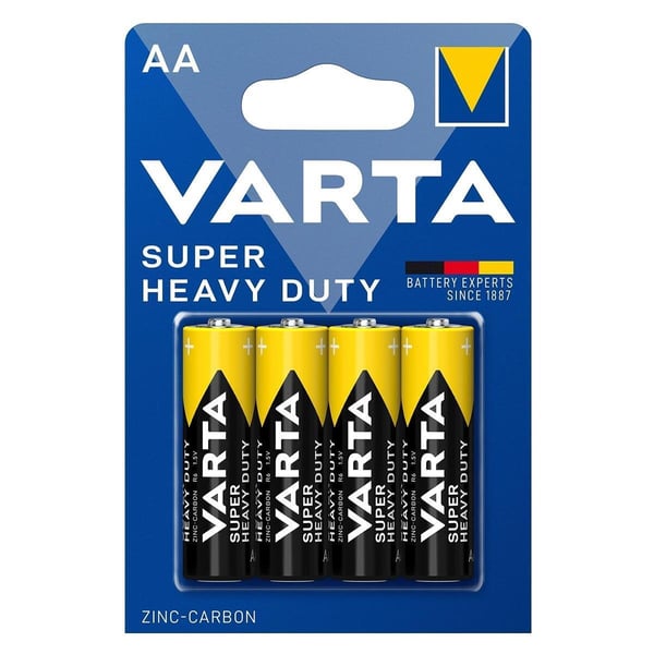 Varta AA 1.5V Manganez 4’lü Paket Pil – Superlife