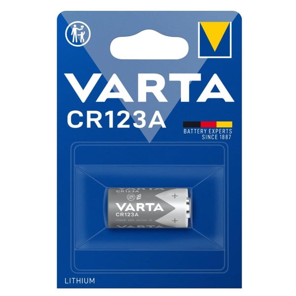 Varta CR123A 3V Lithium Tekli Paket Pil