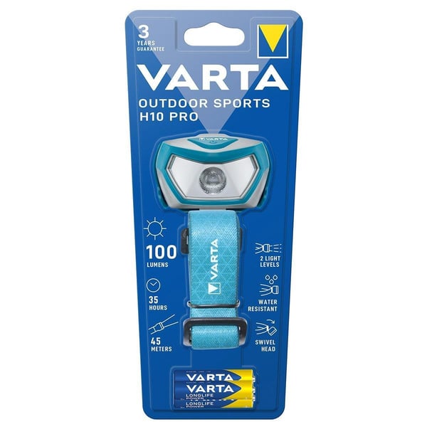 Varta Outdoor Sports H10 Pro LED Kafa Feneri – 16650