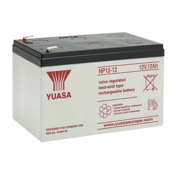 Yuasa NP12-12 12V 12Ah Bakımsız Kuru Akü 