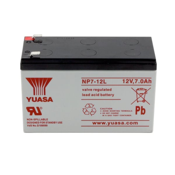Yuasa NP7-12L 12V 7Ah Bakımsız Kuru Akü 