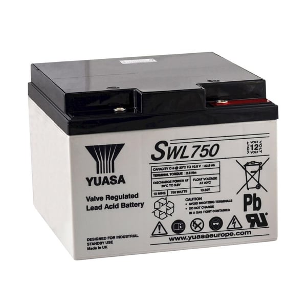 Yuasa SWL750 12V 24Ah Bakımsız Kuru Akü 