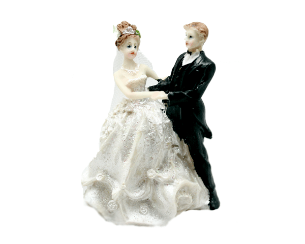 Gelin Damat Figürlü Biblo 12 Cm 50'li