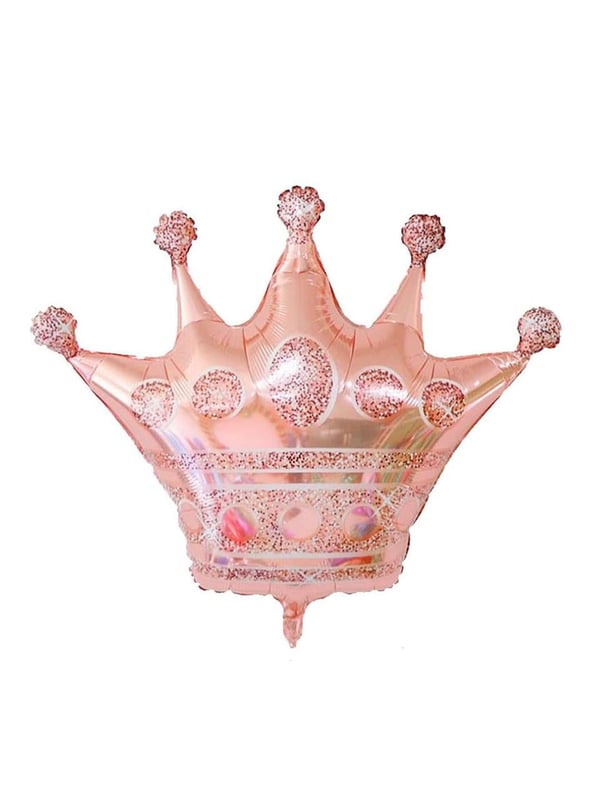 Taç Folyo Balon Bekarlığa Veda Parti Balonu Rose Gold 76 cm
