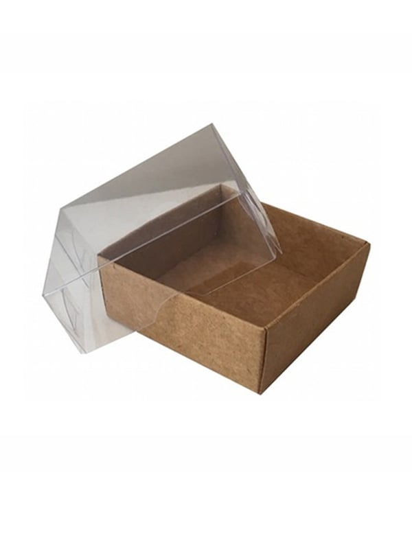 12X15 Cm Asetat Kapaklı Kutu 25'Li Kraft