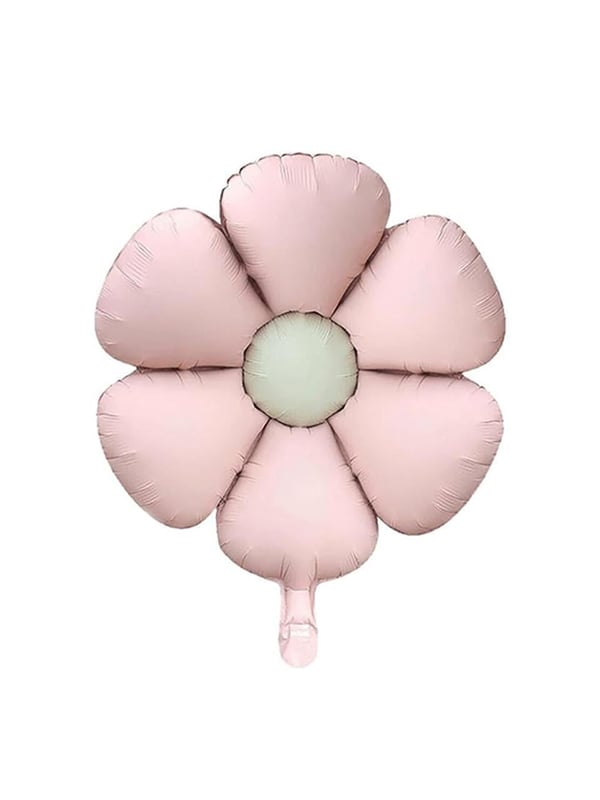 Retro Pembe Papatya Folyo Balon Doğum Günü Parti Balonu 60 cm