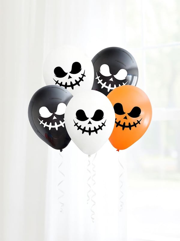 Cadılar Bayramı Temalı Balon Halloween Parti Balonu 12 inc 25'li