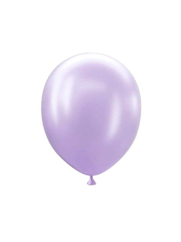 Lila Metalik Balon 100'Lü 12