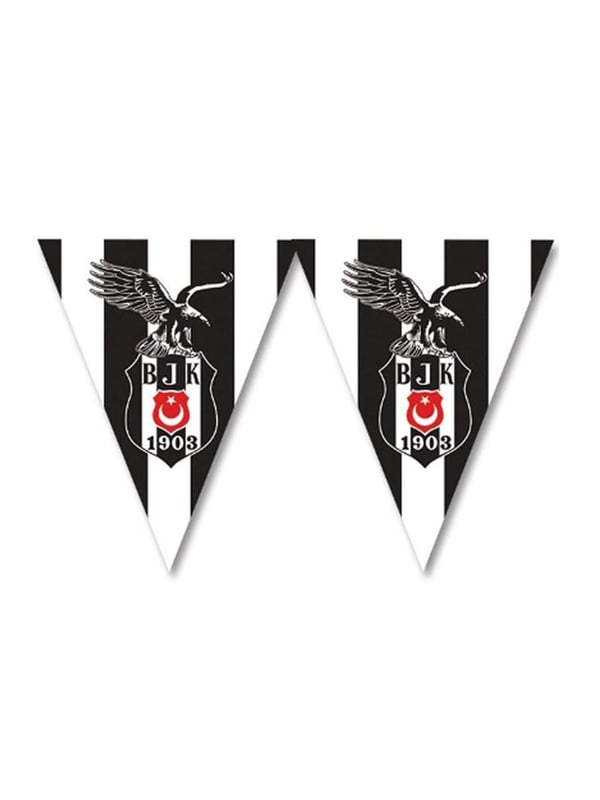 Beşiktaş Üçgen Bayrak Set
