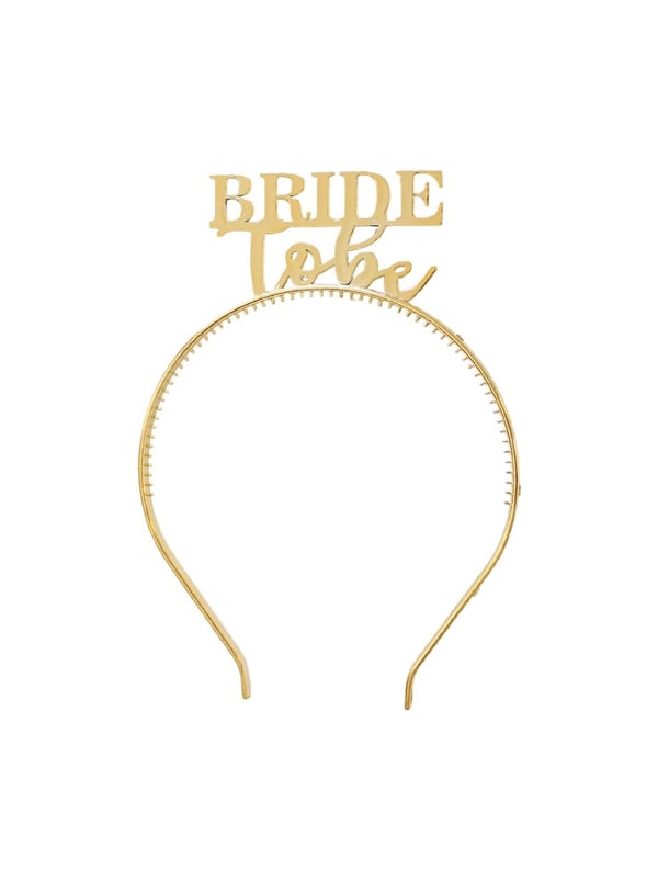 Bride To Be Taç Gözlük Set Bekarlığa Veda Parti Aksesuarı Gold