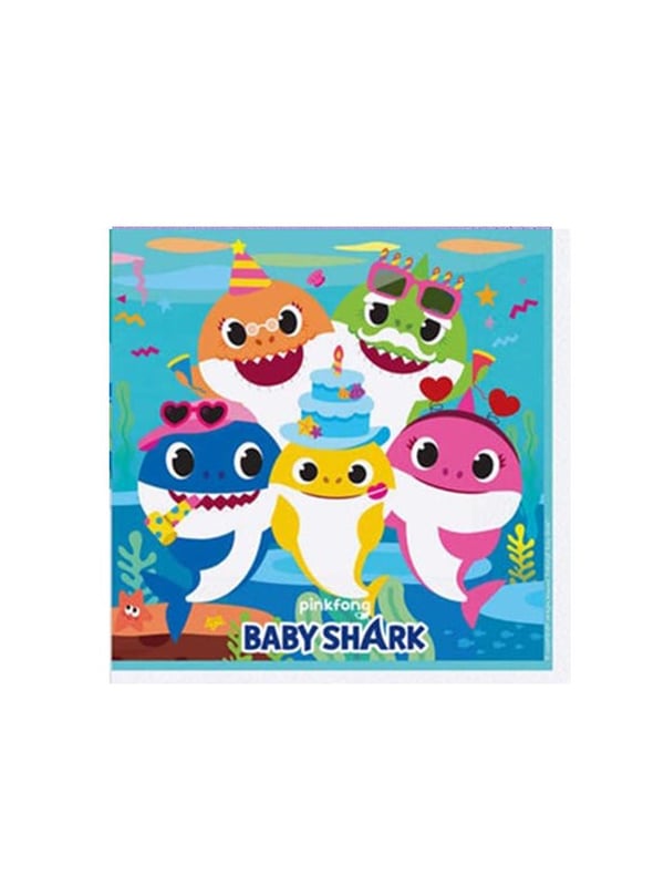 Baby Shark Parti Zamanı Peçete